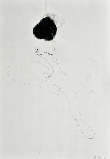 Print of Abstract Nude Drawings by Michael Lentz