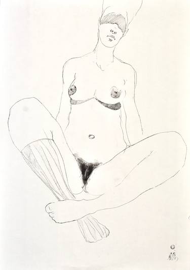 Original Nude Drawings by Michael Lentz