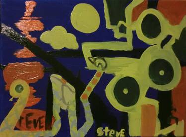 Original Abstract Expressionism Culture Paintings by Steven Stahl