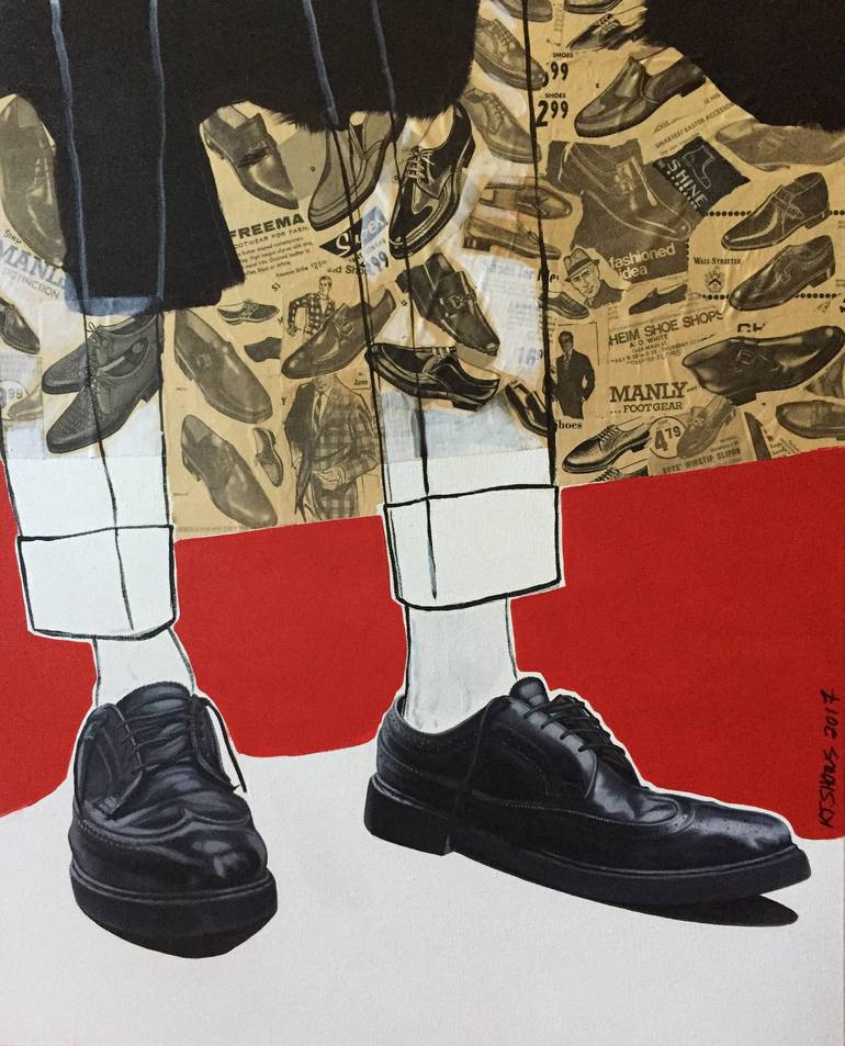 Vroegst Slaapkamer prijs Shoe Sale Painting by Kelly Jo Shows | Saatchi Art