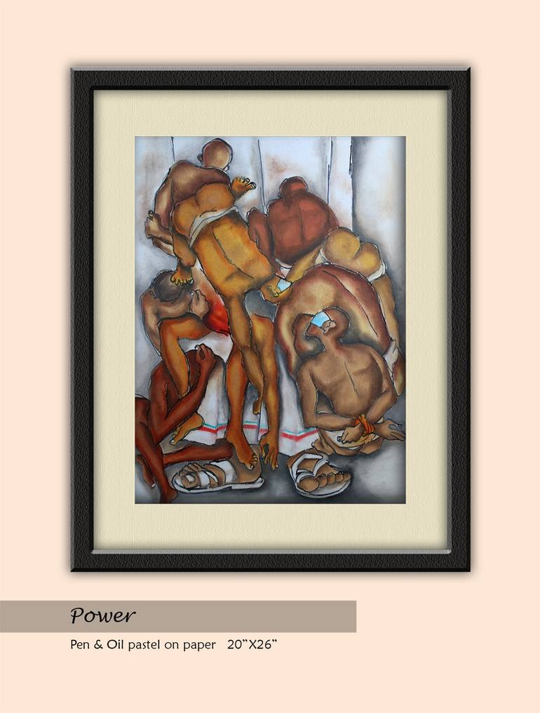 Original Contemporary Men Painting by PRABHAKARA KOTESHWARA