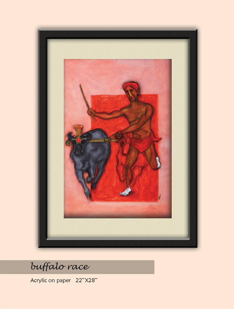 Original Contemporary Animal Painting by Prabhakara Koteshwara