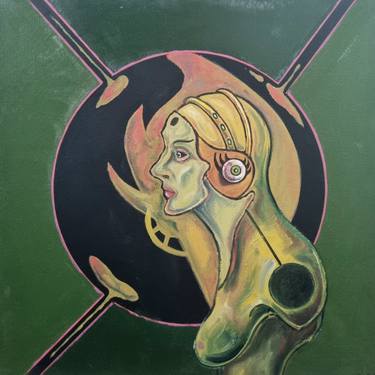 Original Surrealism Fantasy Painting by Kerem Agralı