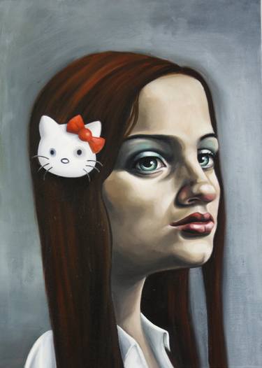 Saatchi Art Artist Mark Kuster; Paintings, “kitty” #art
