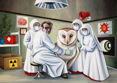 Saatchi Art Artist Mark Kuster; Paintings, “owl” #art