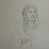 Untitled - Study for a Portrait of a Girl by Giuseppe Spena