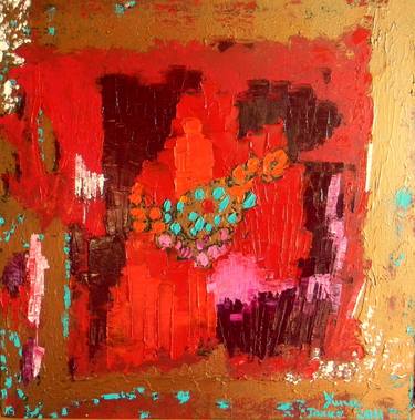 Original Abstract Painting by Yuna Parmentier