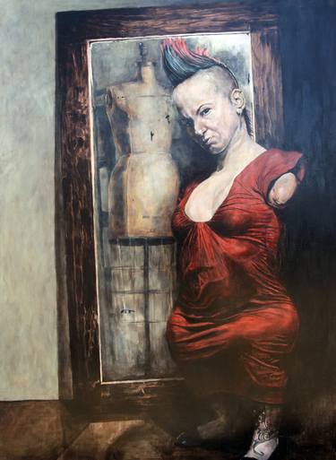 Original Figurative Women Paintings by Liana Russwurm