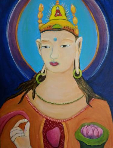 Print of Fine Art Religious Paintings by Moya Devine