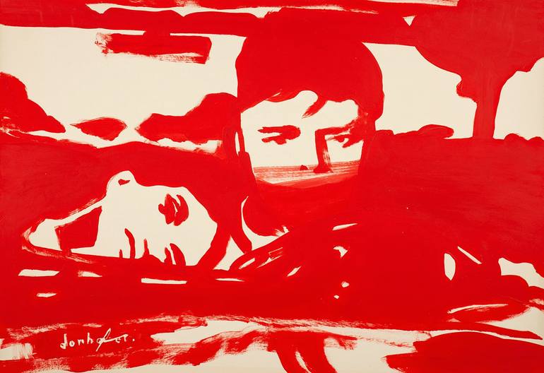 Original Pop Art Love Paintings by Official Donhofer