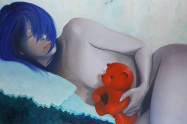 Original Figurative Nude Paintings by K dom