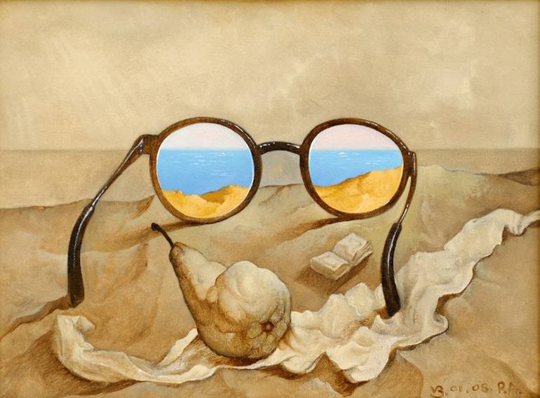 Glasses Painting by Roman K | Saatchi Art