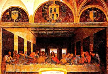 Last Supper Gold by Leonardo da Vinci. Upgrade by Lorenz Guss thumb