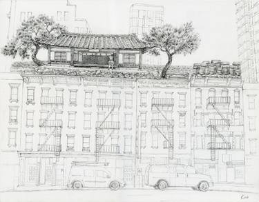 Print of Cities Drawings by Seunghwui Koo