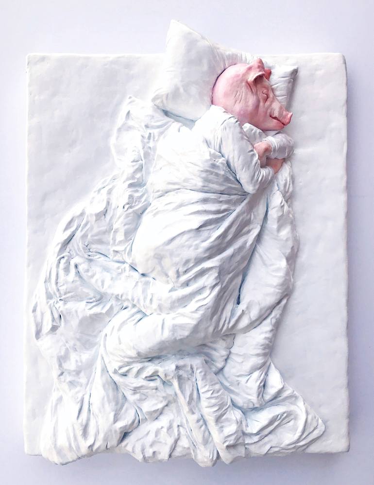Print of Pop Art Pop Culture/Celebrity Sculpture by Seunghwui Koo