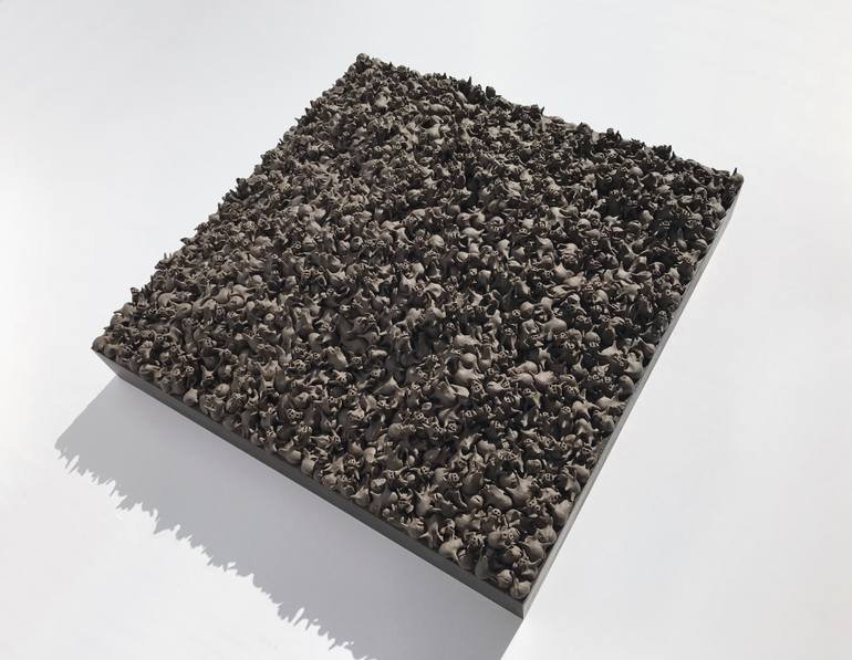 Original Abstract Expressionism Abstract Sculpture by Seunghwui Koo