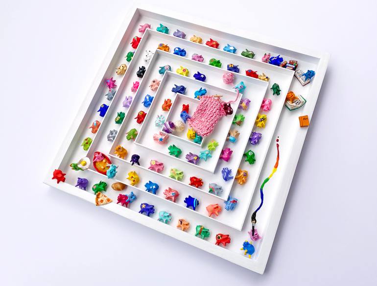 Original Art Deco Animal Sculpture by Seunghwui Koo