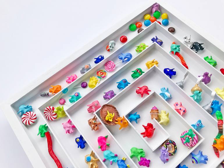 Original Art Deco Animal Sculpture by Seunghwui Koo