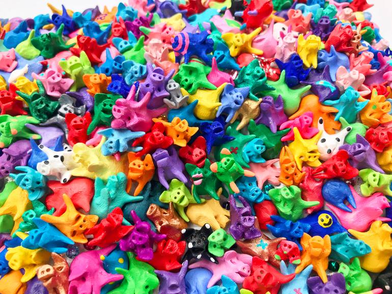 Original Abstract Animal Sculpture by Seunghwui Koo