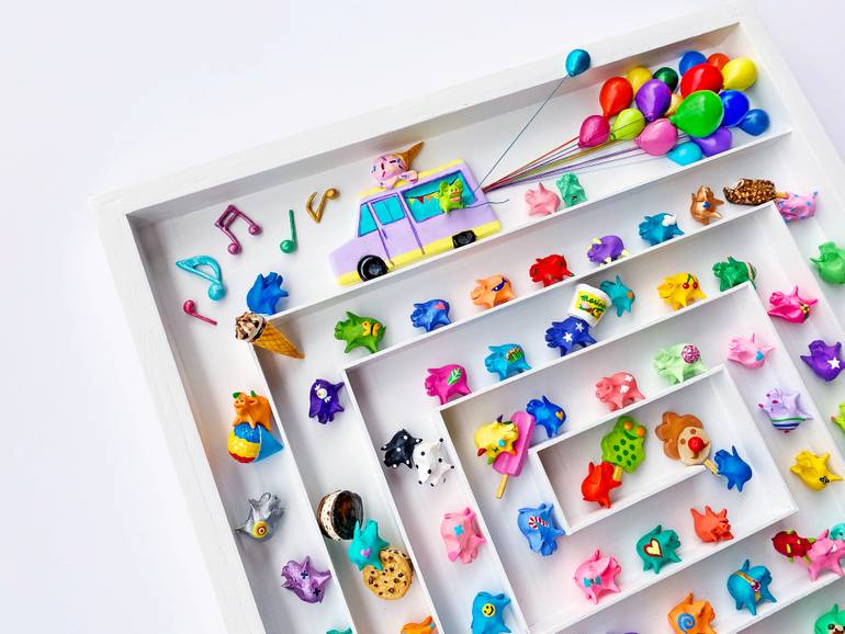 Original Art Deco Still Life Sculpture by Seunghwui Koo