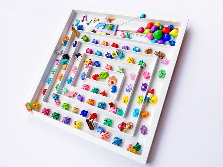 Original Art Deco Still Life Sculpture by Seunghwui Koo