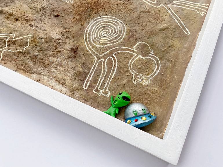 Original Art Deco Landscape Sculpture by Seunghwui Koo