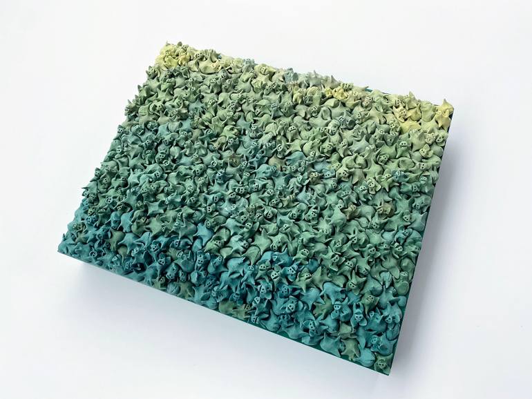 Original Art Deco Abstract Sculpture by Seunghwui Koo