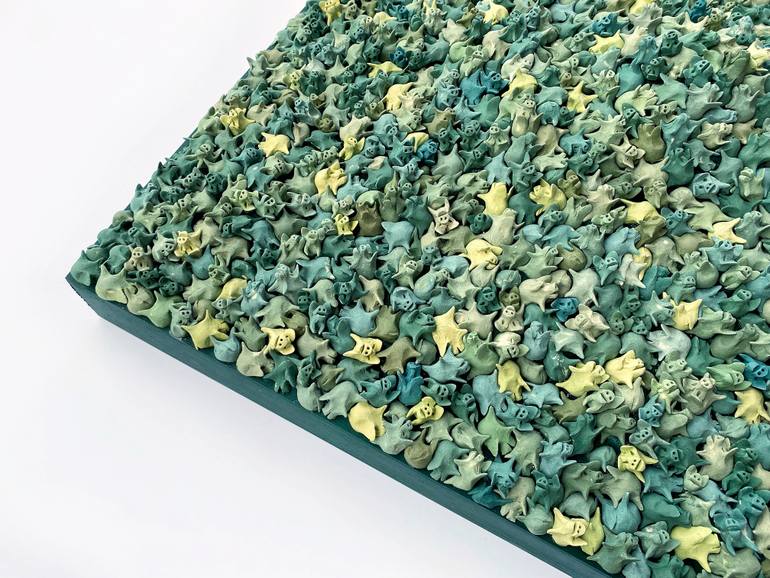 Original Art Deco Abstract Sculpture by Seunghwui Koo