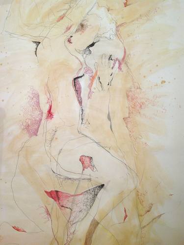 Print of Abstract Expressionism Nude Drawings by Inga Street