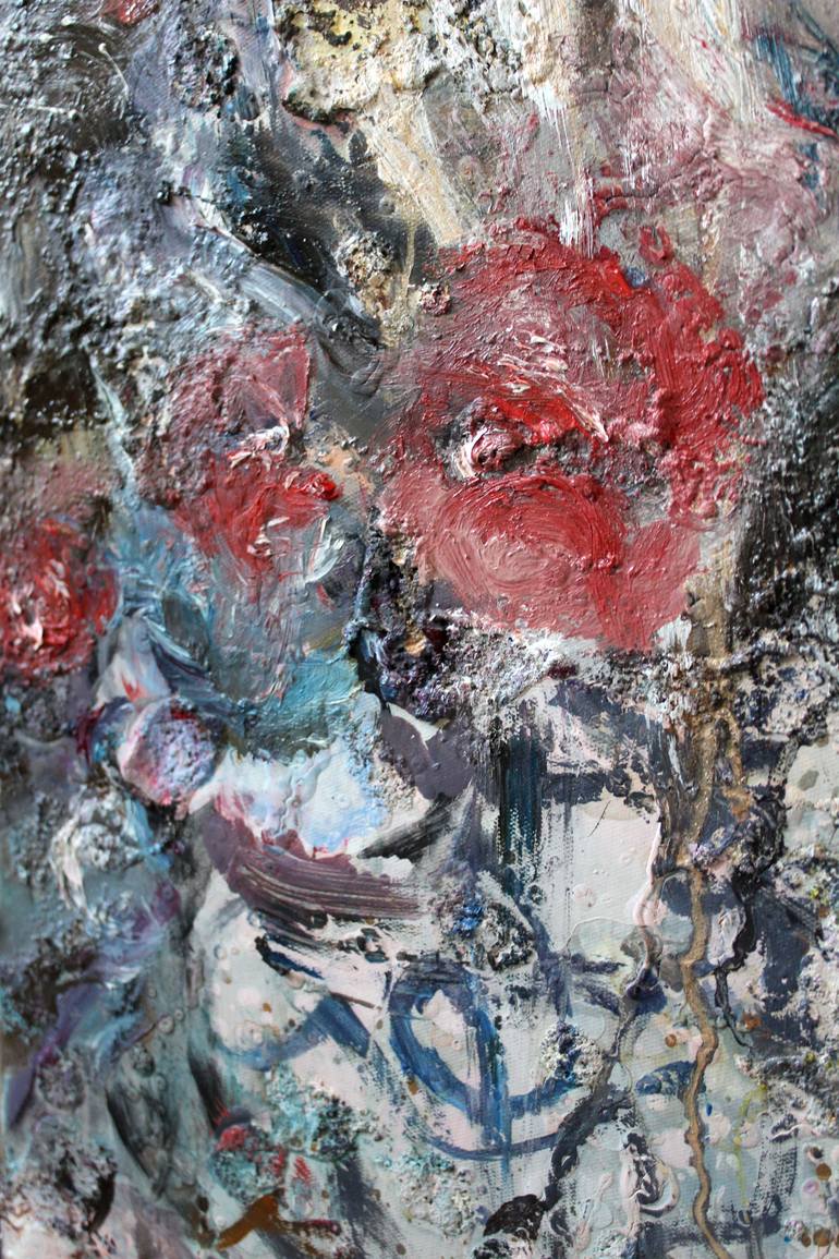 Original Abstract Expressionism Floral Painting by Marina Nelson