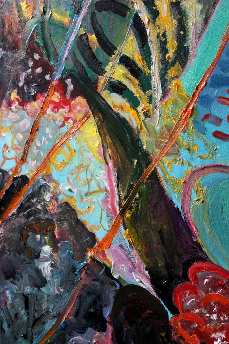 Original Expressionism Seascape Painting by Marina Nelson