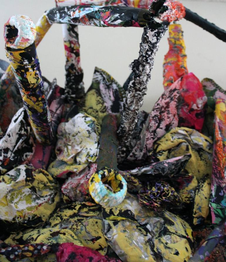 Original Abstract Expressionism Abstract Sculpture by Marina Nelson