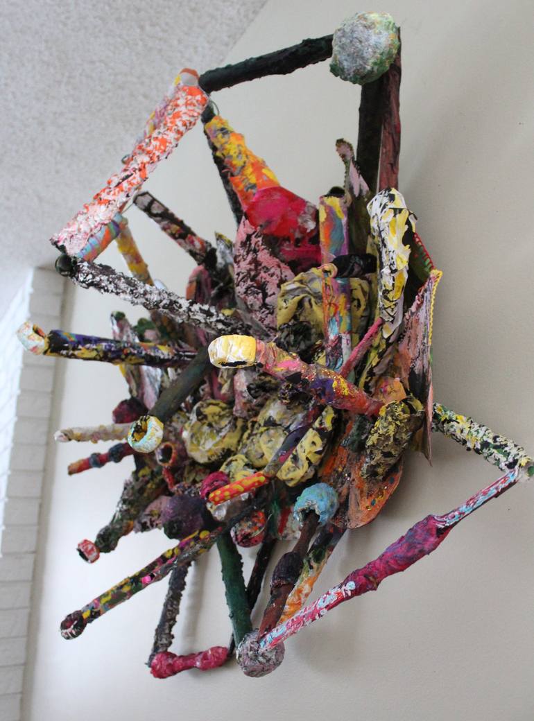 Original Abstract Expressionism Abstract Sculpture by Marina Nelson
