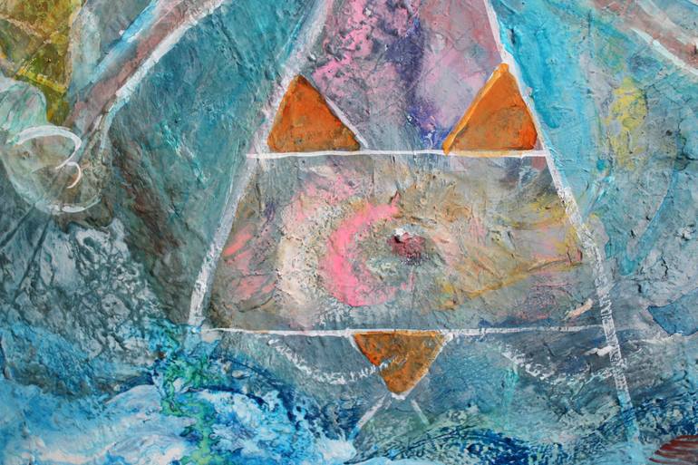Original Conceptual Beach Painting by Marina Nelson