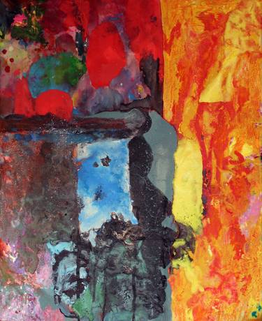 Original Abstract Expressionism Abstract Painting by Marina Nelson