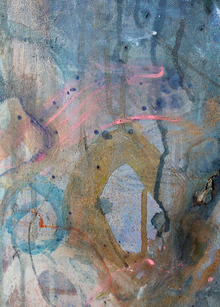 Original Abstract Botanic Painting by Marina Nelson