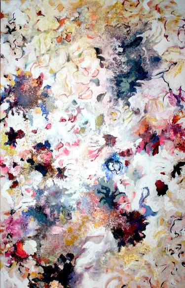 Print of Abstract Expressionism Floral Paintings by Marina Nelson