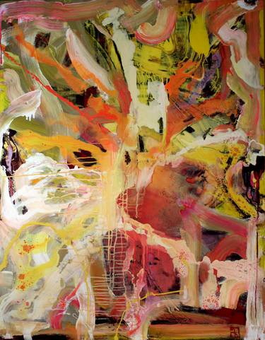 Original Abstract Expressionism Love Paintings by Marina Nelson