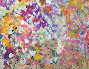 Print of Abstract Expressionism Floral Paintings by Marina Nelson