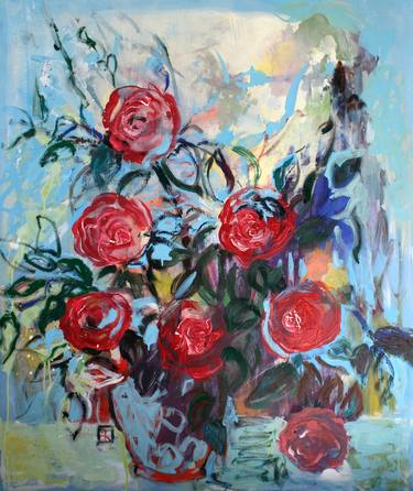 Print of Impressionism Floral Paintings by Marina Nelson