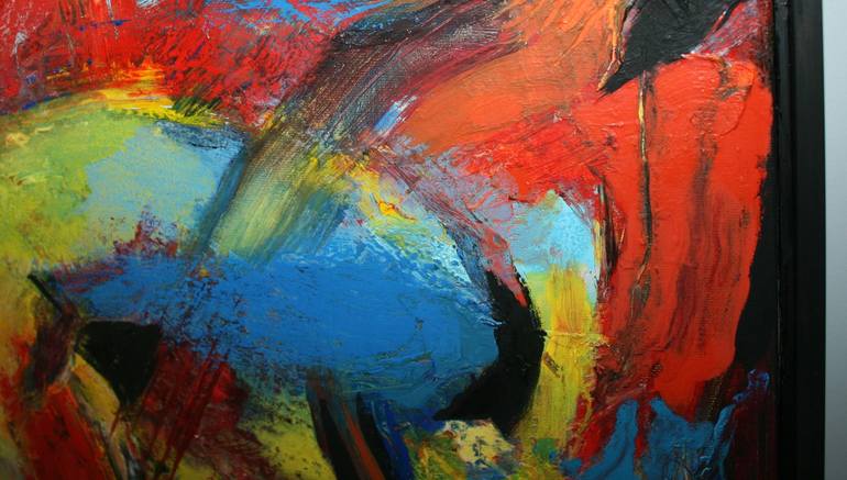 Original Abstract Expressionism Abstract Painting by Marina Nelson