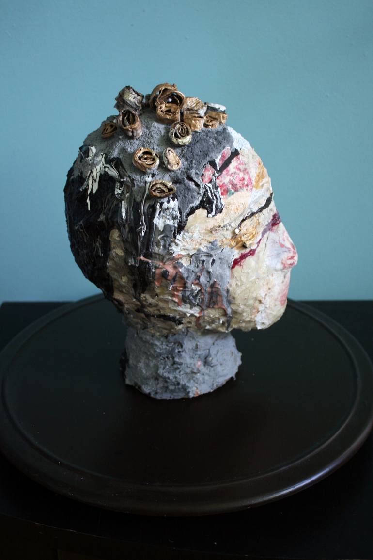 Original Abstract Portrait Sculpture by Marina Nelson