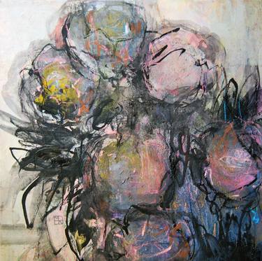 Original Abstract Floral Paintings by Marina Nelson