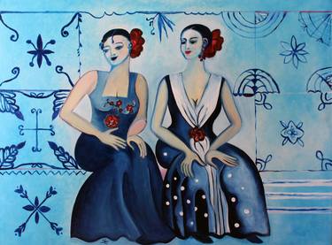 Print of Conceptual Women Paintings by Marina Nelson