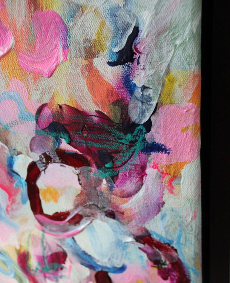 Original Abstract Love Painting by Marina Nelson
