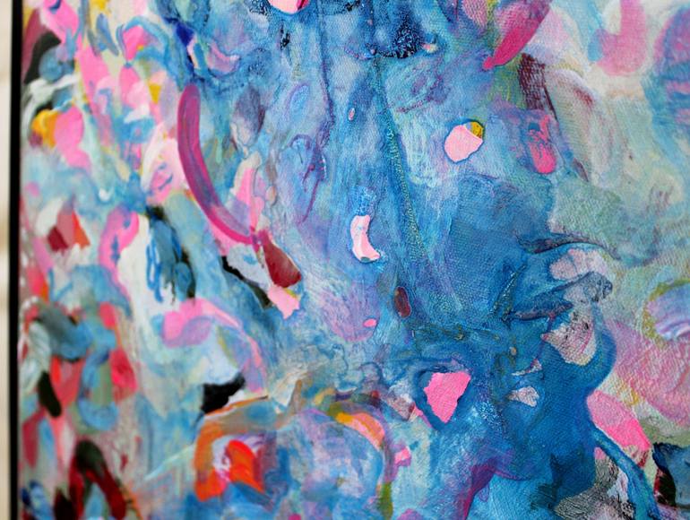 Original Abstract Love Painting by Marina Nelson