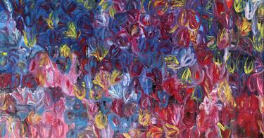 Print of Abstract Floral Paintings by Marina Nelson