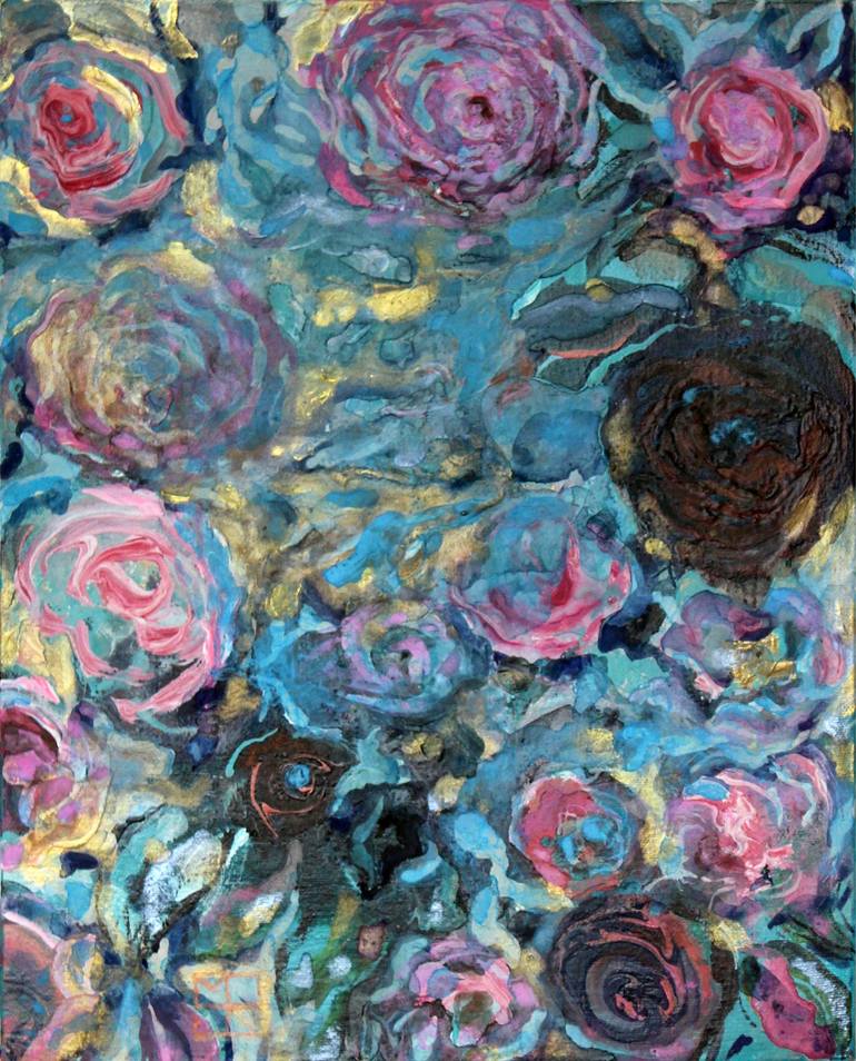 Print of Impressionism Floral Paintings by Marina Nelson