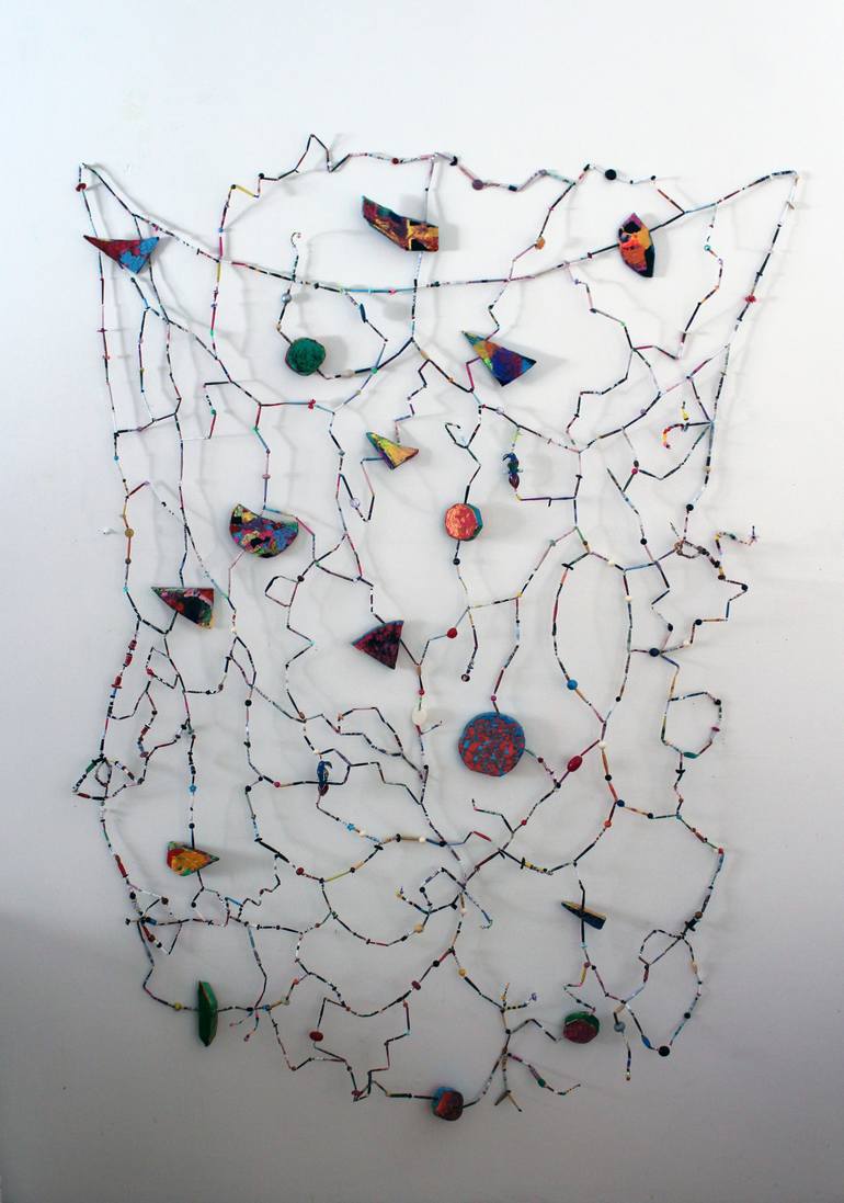 Original Abstract Travel Sculpture by Marina Nelson