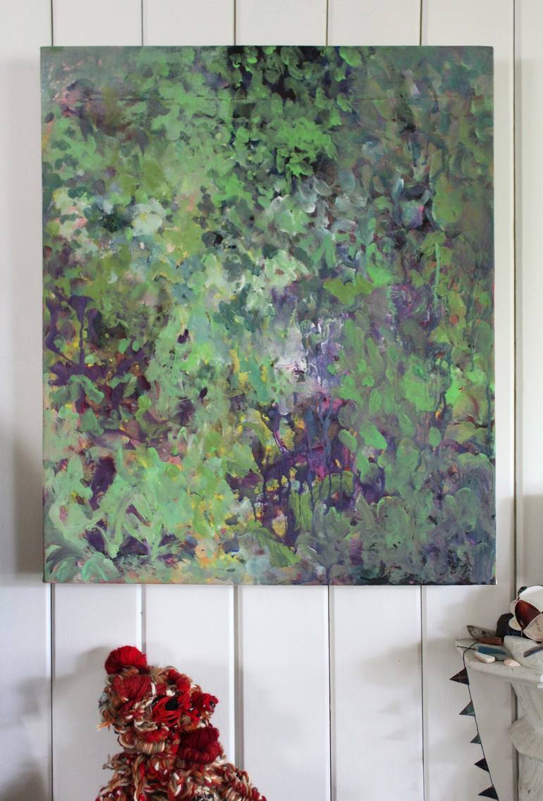 Original Abstract Expressionism Nature Painting by Marina Nelson